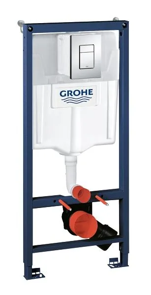 Инсталляция Grohe Rapid SL для подвесного унитаза с клавишей Skate Cosmopolitan Инсталляция Grohe Rapid SL для подвесного унитаза с клавишей Skate Cosmopolitan