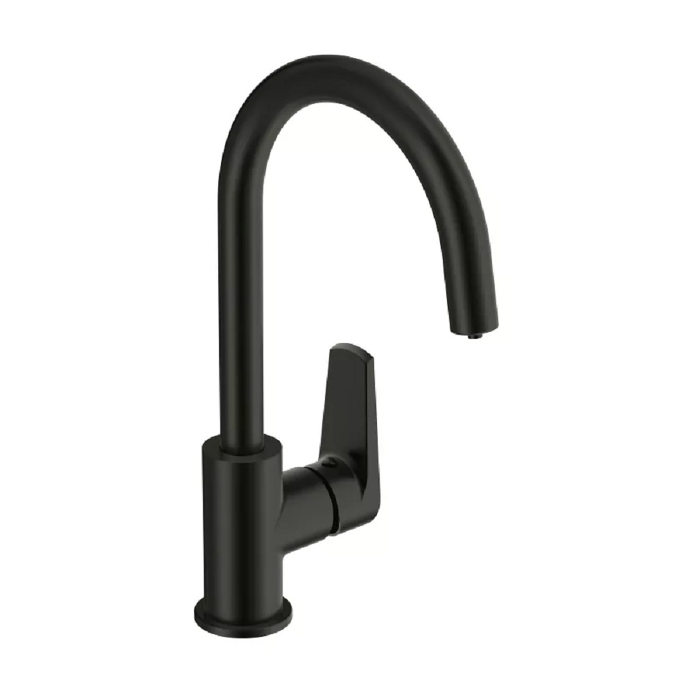 Смеситель для кухни Cersanit Moduo с подключением фильтра Черный матовый 68221