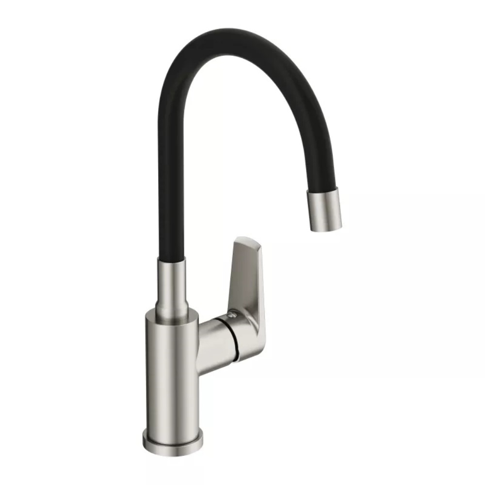 Смеситель для кухни Cersanit Moduo с гибким изливом Сатин 68231