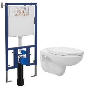 Инсталляции Loranto с унитазом Loranto Fredo Белый глянцевый 4501+CS-WH8005