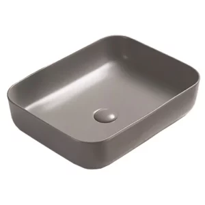 Раковина накладная Azario AZ 50х39 Серый матовый AZ-78109MH