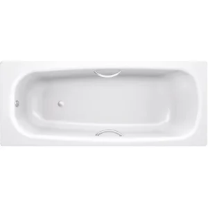 Ванна стальная BLB Universal 170х75 с отверстиями для ручек Белый B75HO
