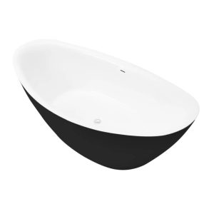Ванна акриловая Grossman Galaxy 180х85 Белый / Черный GR-1402MB