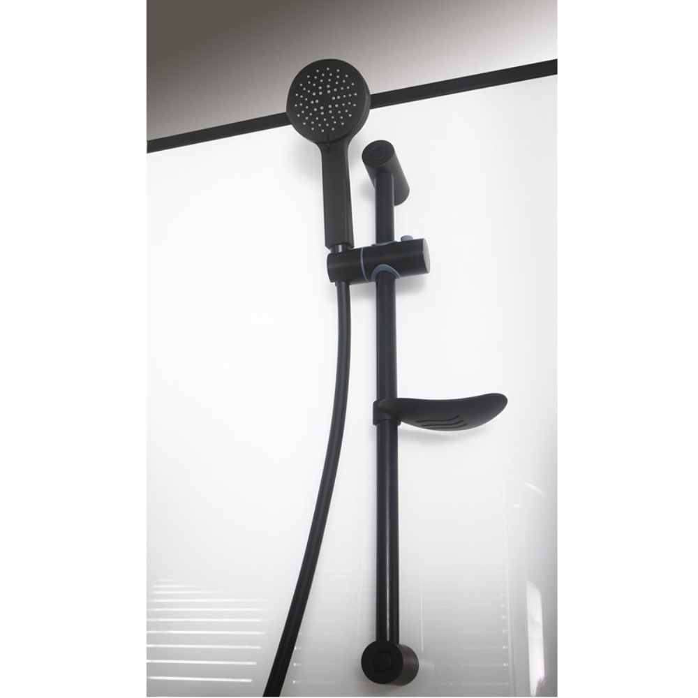 Душевая кабина Grossman Elegans 100х100 Черный / Прозрачное GR250 Душевая кабина Grossman Elegans 100х100 Черный / Прозрачное GR250 — изображение 2
