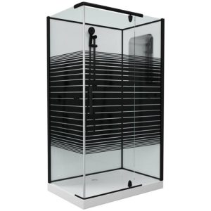 Душевая кабина Grossman Classic 120х80 Черный / С узором GR272QR Душевая кабина Grossman Classic 120х80 Черный / С узором GR272QR