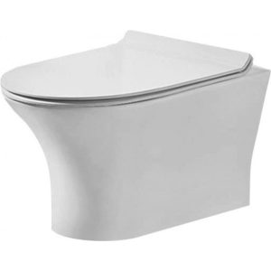 Унитаз подвесной Grossman GR-4444 с сиденьем микролифт Белый глянцевый GR-4444