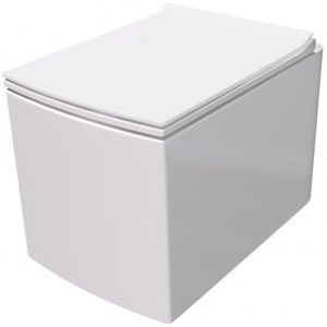 Унитаз подвесной Grossman GR-4460 с сиденьем микролифт Белый глянцевый GR-4460S