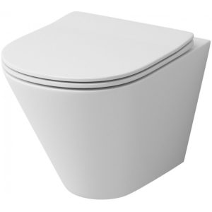 Унитаз подвесной Grossman GR-4477 с сиденьем микролифт Белый глянцевый GR-4477S