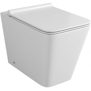 Унитаз приставной Grossman PR4414 с сиденьем микролифт Белый глянцевый GR-PR4414S