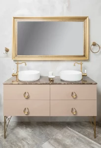 Зеркало Boheme Terso 140 с подсветкой Бронза 560-BR-140