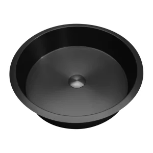 Раковина встраиваемая ABBER Wasser Kreis 43,6x12 черный матовый AF2409MB