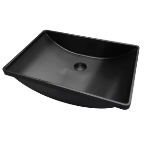 Раковина встраиваемая ABBER Wasser Kreis 51x12,3 черный матовый AF2404MB