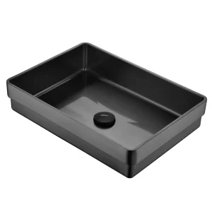 Раковина встраиваемая ABBER Wasser Kreis 51x12 оружейная сталь AF2401GM