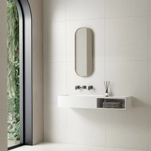 Раковина подвесная Vincea VWB 120х40 Solid Surface Белый матовый VWB-6S112MW