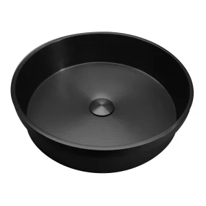 Раковина встраиваемая ABBER Wasser Kreis 41,6x12 черный матовый AF2408MB