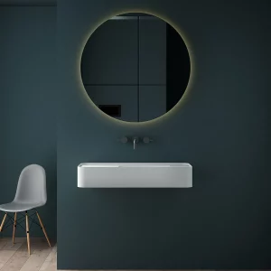 Раковина подвесная Vincea VWB 120х40 Solid Surface Белый матовый VWB-6S412MW